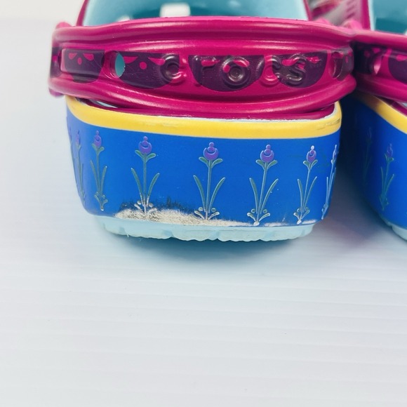 CROCS KIDS Disney Frozen Anna Classic Clog Children's Size 12 - Picture 8 of 12